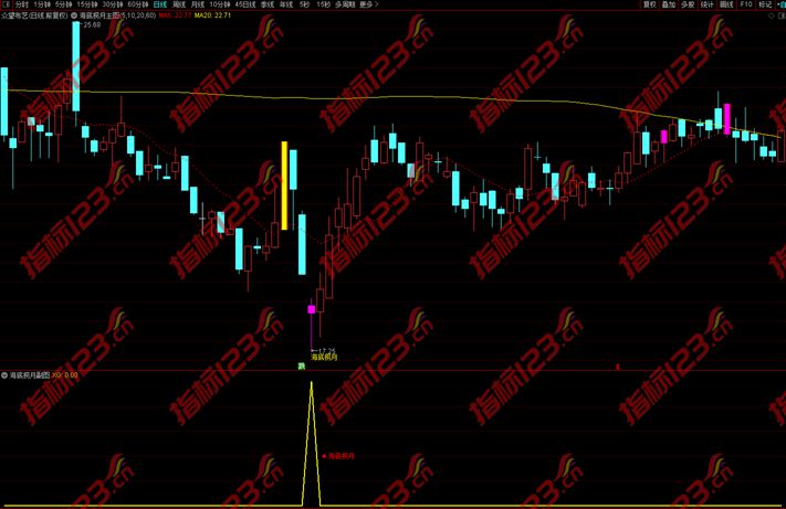 海底捞月指标案例截图1