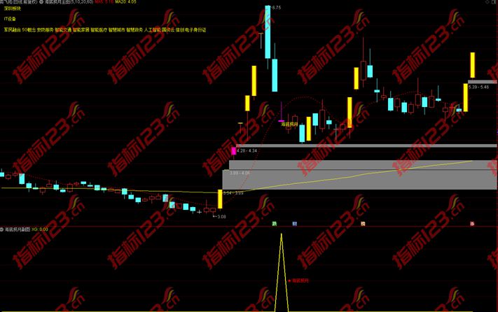 海底捞月指标案例截图2