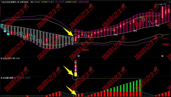 金钻大黑马指标截图