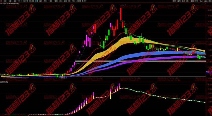 通达信黑牛资金副图