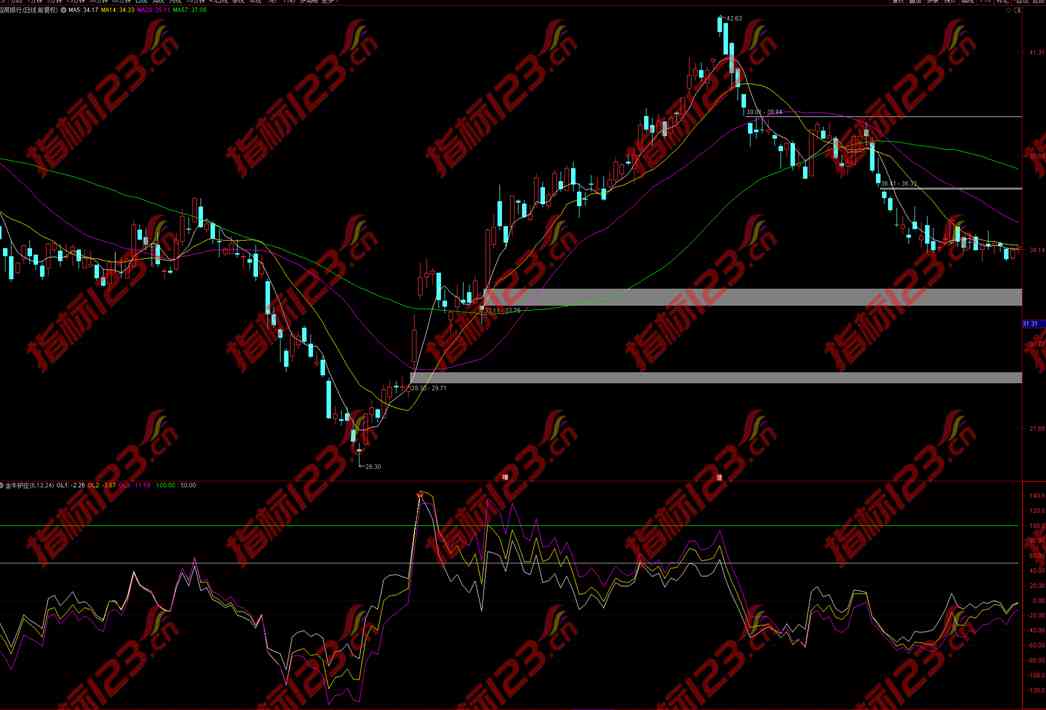 通达信金牛护庄副图指标公式源码