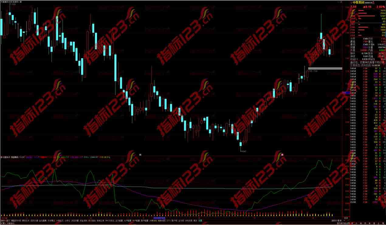 通达信地量换手率副图指标公式源码