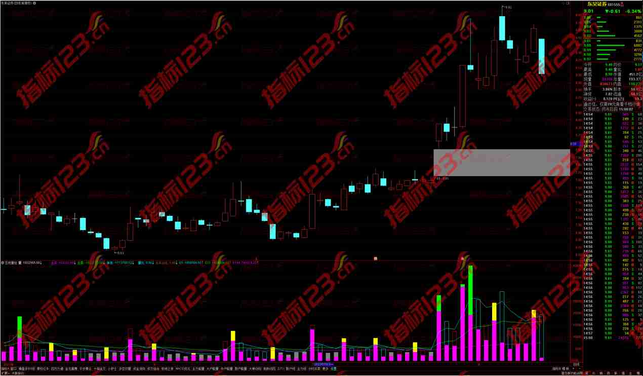 通达信五色量柱副图——洞悉市场变化的彩虹之眼