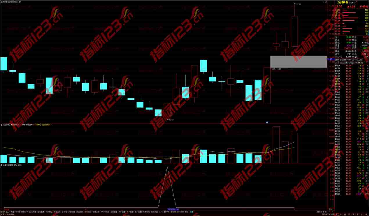 通达信倍量抄底副图及选股指标公式源码