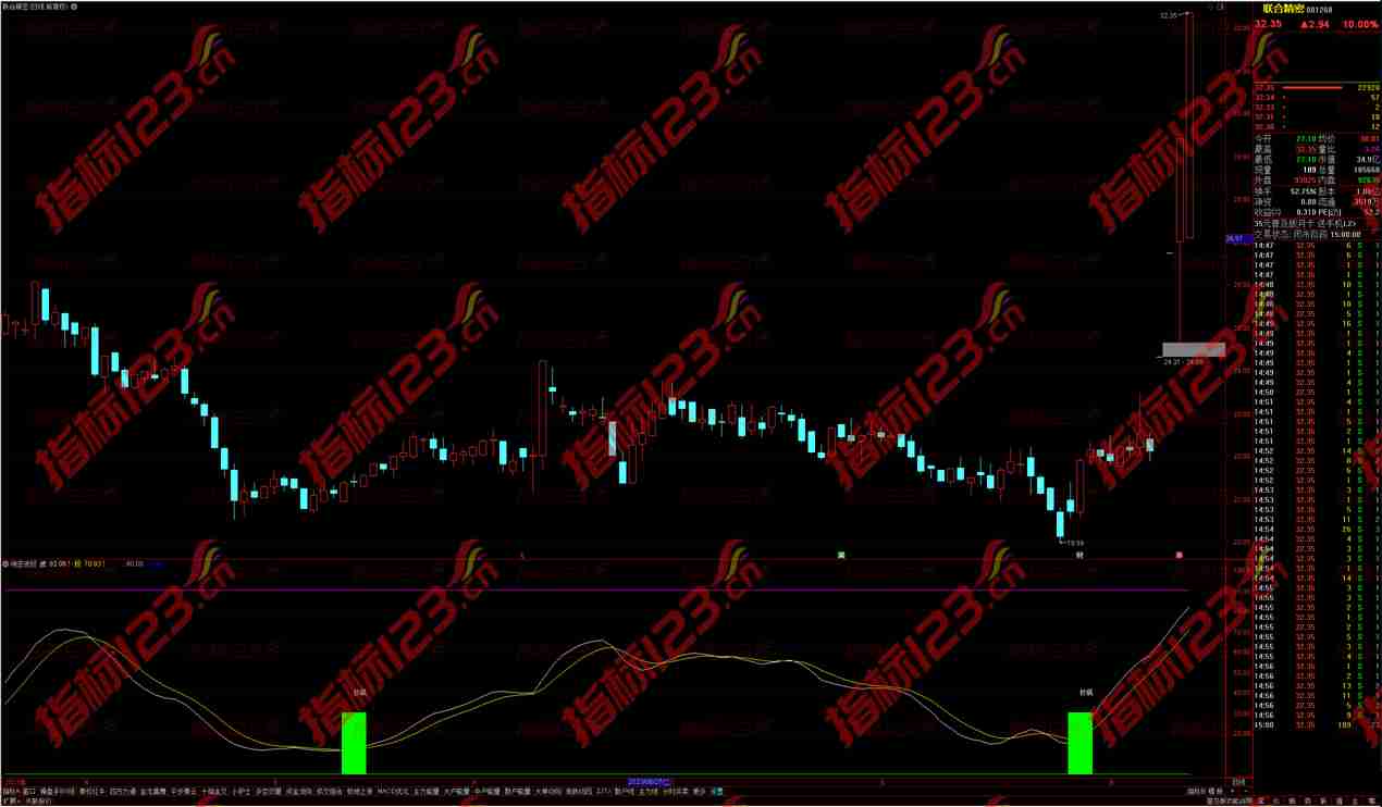 通达信绝密波段抄底副图指标：成功投资的秘密武器
