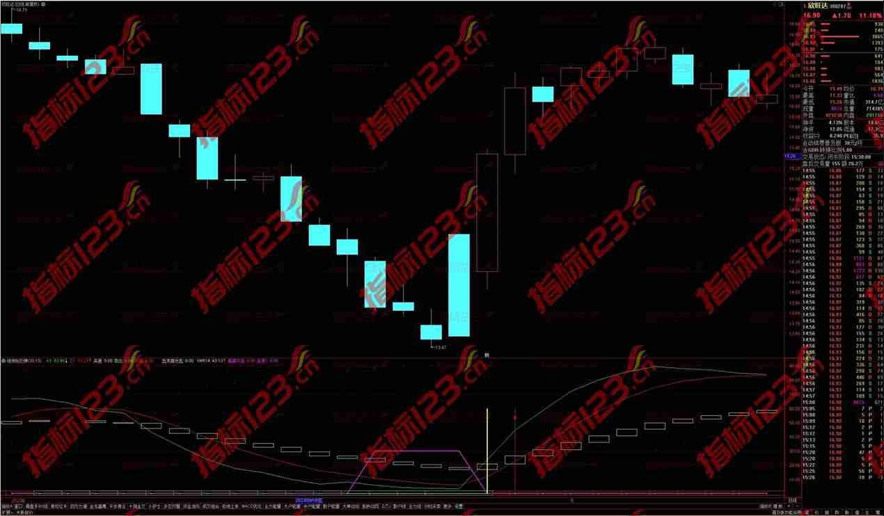 通达信绝地抢反弹副图指标：抓住反弹机会
