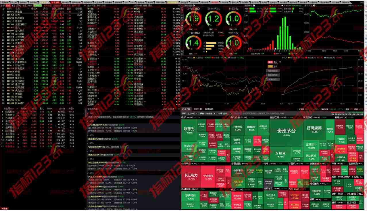 通达信《大盘全景》机构专用面板文件分享